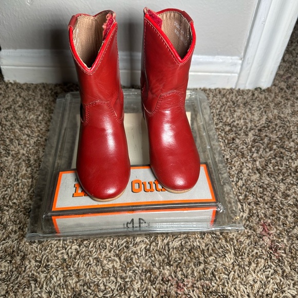 Little Outlaw Red Boots - Picture 3 of 12